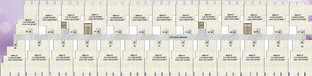 Floor Plan of Mahaveer Carnation in Talaghattapura, Bangalore - Image 77540