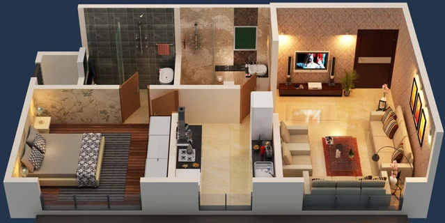 1 BHK Flat in KCD Jogesh Eva in Jogeshwari East, Mumbai - Image 450505