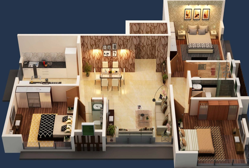 3 BHK Flat in KCD Jogesh Eva in Jogeshwari East, Mumbai - Image 450507