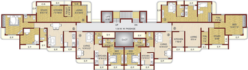 Floor Plan of JVM Sky Court in Thane West, Thane - Image 77659
