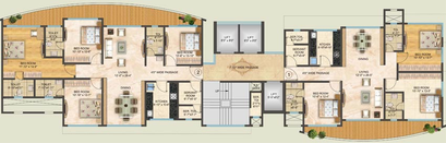 Floor Plan of Sabari Ashville in Chembur East, Mumbai - Image 78104