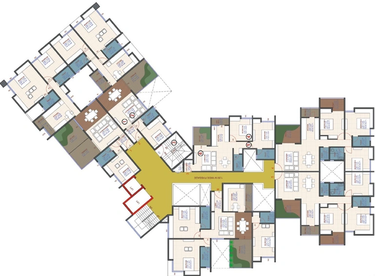 Floor Plan of Gangotree Suhrud in Erandwane, Pune - Image 78149