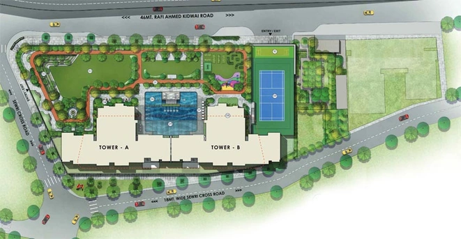 Master Plan of L&T The Gateway in Sewri West, Mumbai - Image 78130