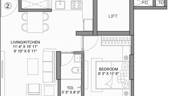 1 BHK Flat in Rajshree 11 east in Ghatkopar East, Mumbai - Image 664019