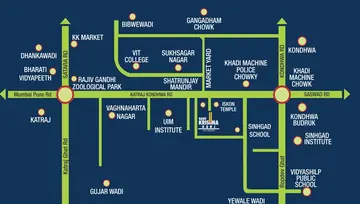 Location of BG Hare Krishna Kunj - Image 78195