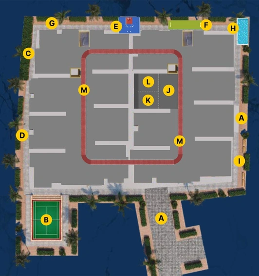 Master Plan of Bhuvesta Lourdes Nest in KR Puram, Bangalore - Image 78289