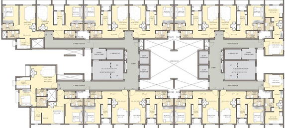 Floor Plan of Sushanku Avenue 36 in Goregaon West, Mumbai - Image 78305