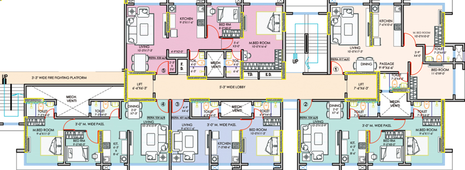 Floor Plan of Shivam Prabhat in Ghatkopar East, Mumbai - Image 26160