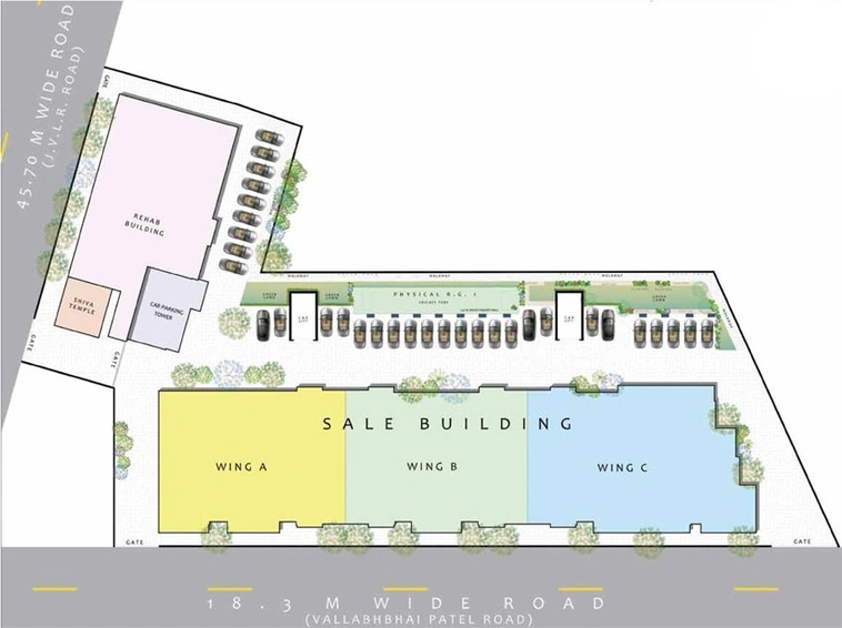Master Plan of Nicco Residency in Andheri East, Mumbai - Image 78338