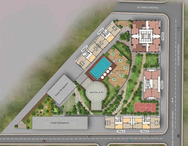 Master Plan of SD Siennaa in Kandivali East, Mumbai - Image 78414