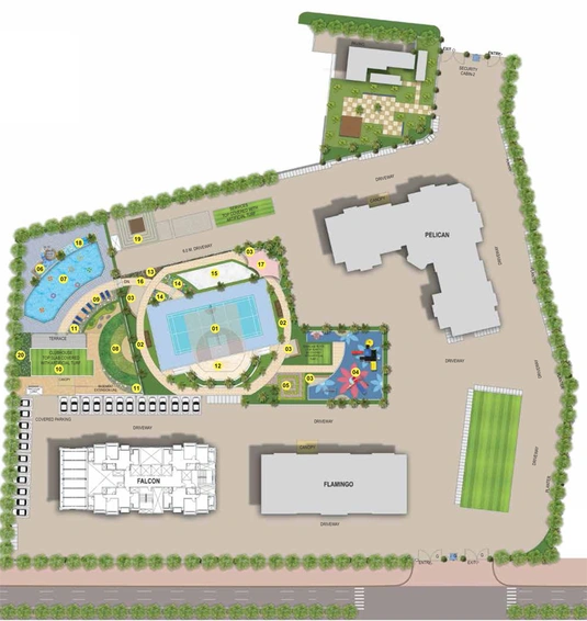 Master Plan of Hiranandani Falcon in Hiranandani Estate, Thane - Image 78359