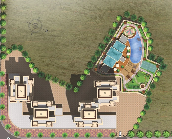 Master Plan of Trinity Oasis in Ghodbunder Road, Thane - Image 80705
