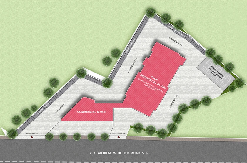 Master Plan of Larkins Nest in Kasarvadavali, Thane - Image 122953