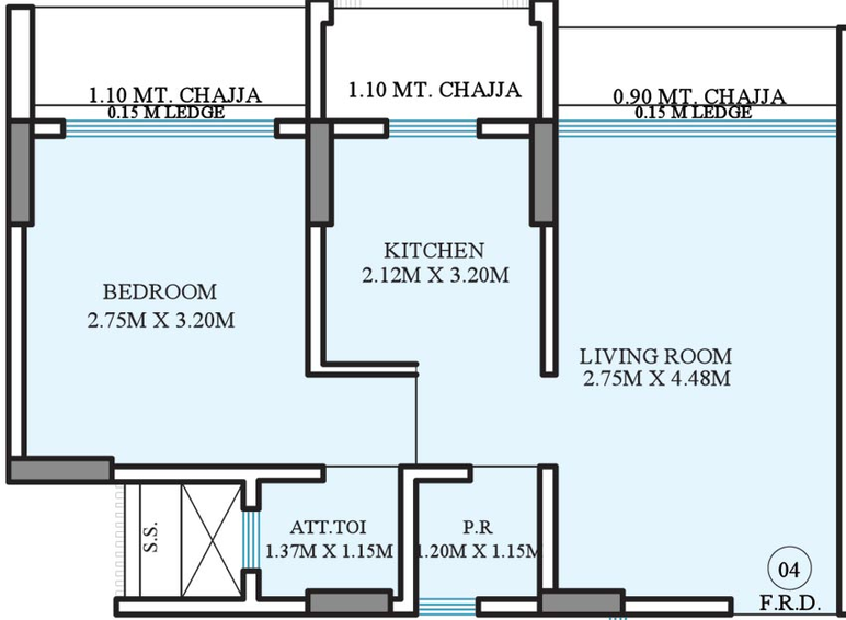 1 BHK Flat in Mangalam Divya Darpan in Andheri West, Mumbai - Image 616277