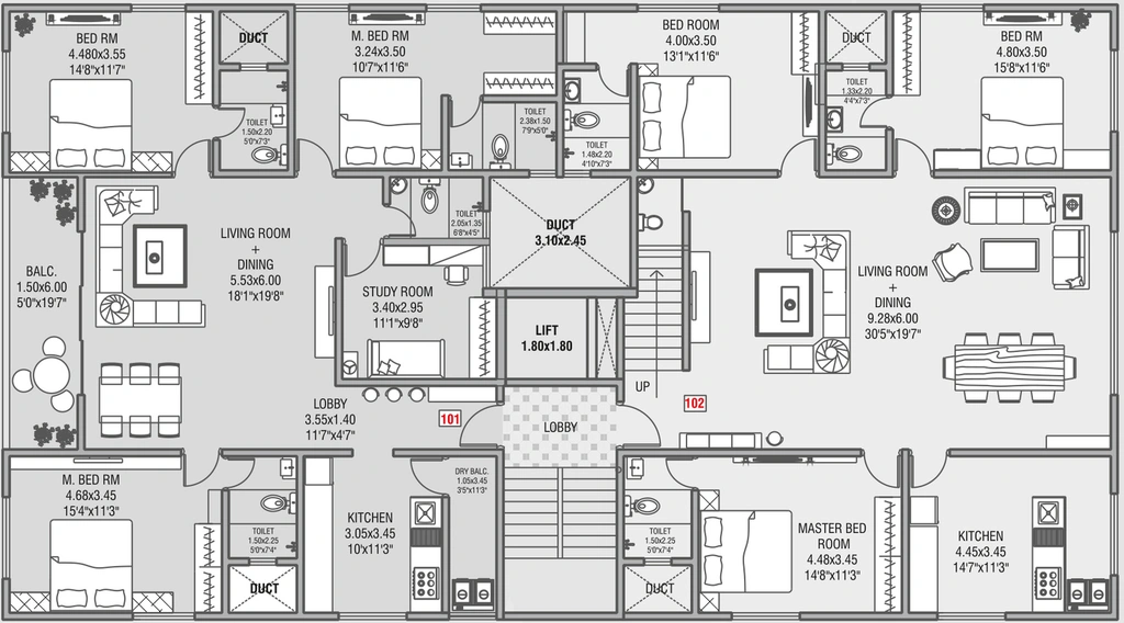Master Plan of Aditya Galaxy in Shivaji Nagar, Pune - Image 78646