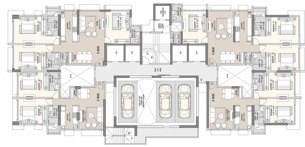Floor Plan of Tricity Natraj in Chembur East, Mumbai - Image 78601