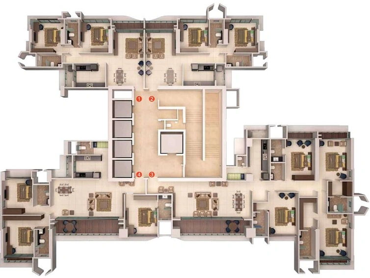 Floor Plan of Ajmera i-Land Aeon in Wadala East, Mumbai - Image 78612