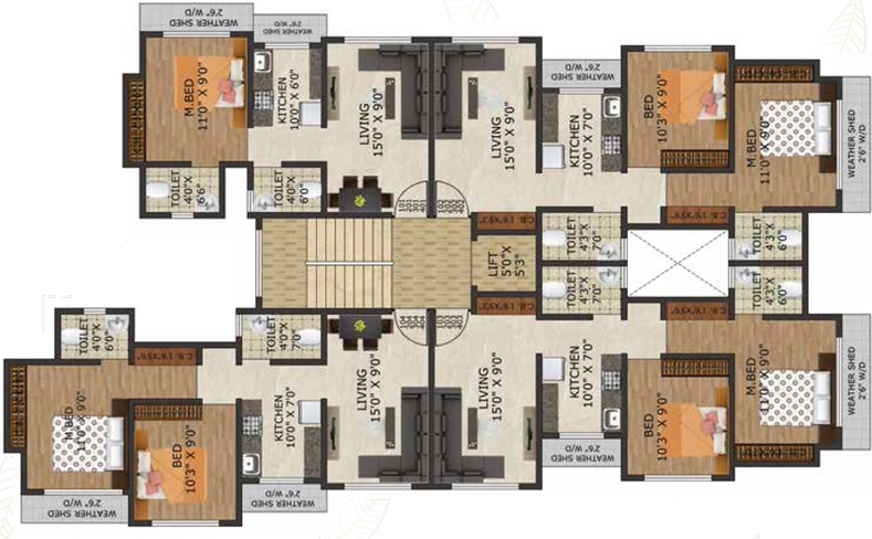 Floor Plan of FIA Ekdanta in Palghar, Palghar - Image 78787