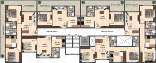 Floor Plan of FIA Enclave in Palghar, Palghar - Image 79739