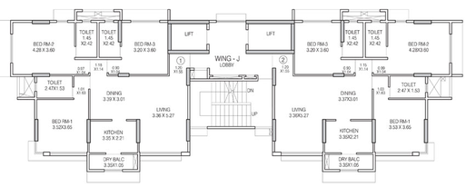 Floor Plan of Godrej Central in Chembur East, Mumbai - Image 79244