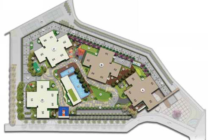 Master Plan of Radius Imperial Heights in Goregaon West, Mumbai - Image 80655