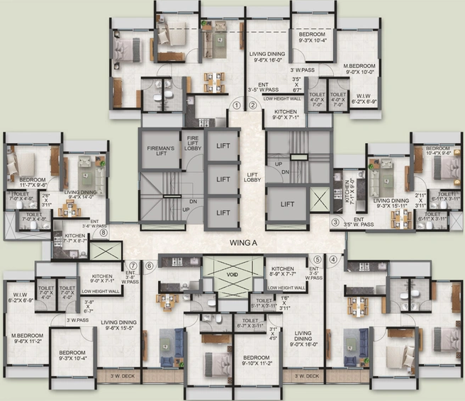 Floor Plan of Ace Parkside in Thane West, Thane - Image 79809