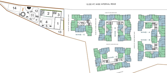Master Plan of Kricon The Orbis in Panvel, Navi Mumbai - Image 34585