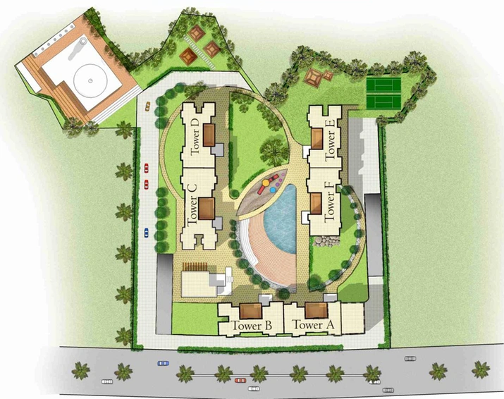 Master Plan of Rassaz Greens in Mira Road East, Thane - Image 79780