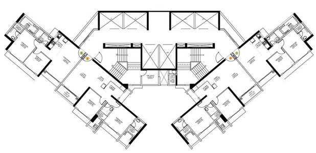 Floor Plan of SD Epsilon Tower in Kandivali East, Mumbai - Image 81022