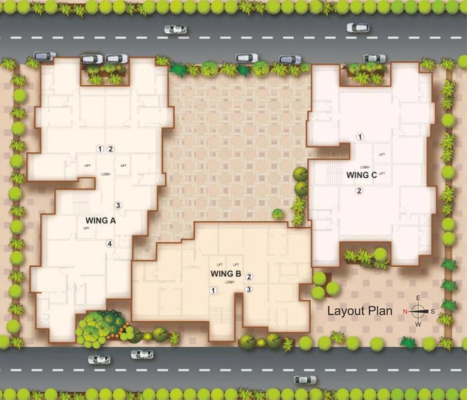 Master Plan of Kabra Aurum in Goregaon West, Mumbai - Image 78945