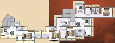 Floor Plan of Shree Sarva in Thane West, Thane - Image 79576
