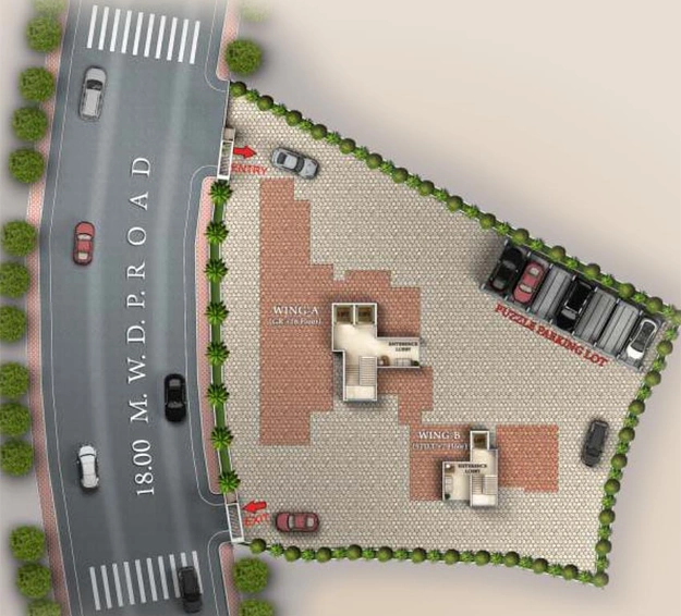Master Plan of Tirupathi The Windsor in Kandivali East, Mumbai - Image 79311
