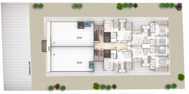 Master Plan of Metricon Chandrasmit in Kothrud, Pune - Image 79610