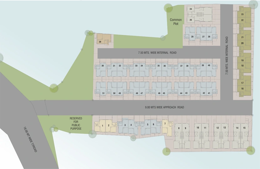 Master Plan of Aatmiya Blu Onyx in Makarpura, Vadodara - Image 109068