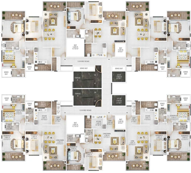 Floor Plan of Gen Meraki in Pashan, Pune - Image 79618