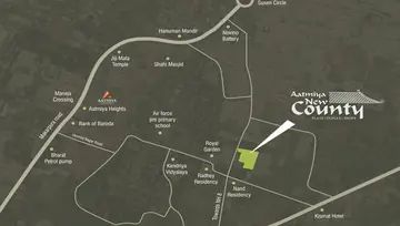 Location of Aatmiya New County - Image 79181