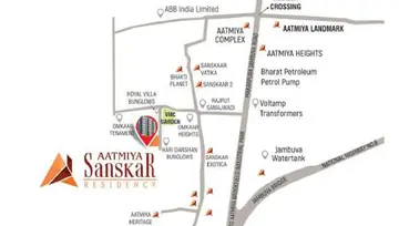 Location of Aatmiya Sanskar Residency - Image 79045