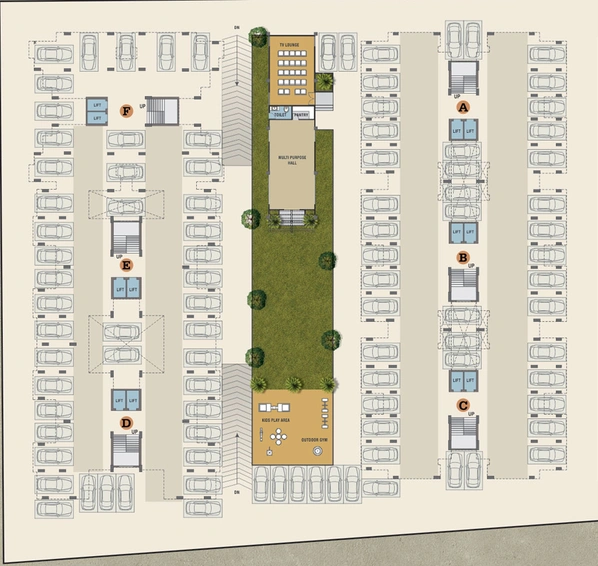 Master Plan of Aatmiya Sanskar Residency in Maneja, Vadodara - Image 79047