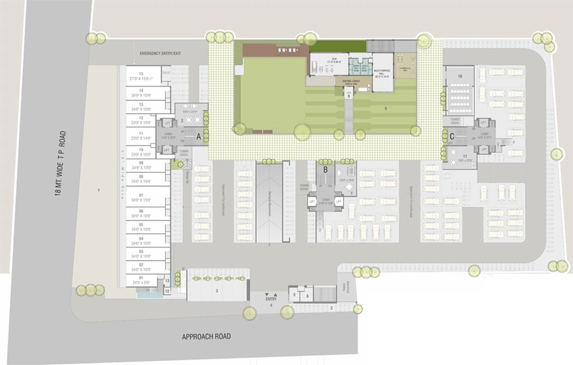 Master Plan of Fortune Air in Gotri, Vadodara - Image 79165
