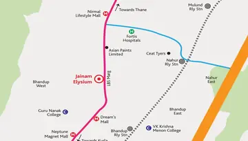 Location of Bhaichand Jainam Elysium - Image 79053