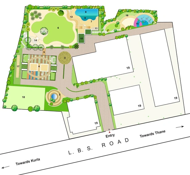 Master Plan of Bhaichand Jainam Elysium in Bhandup West, Mumbai - Image 79055
