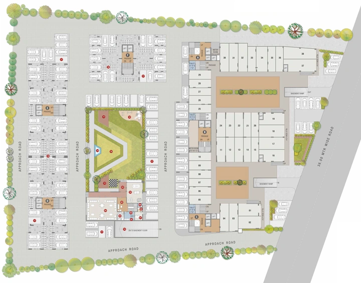 Master Plan of Fortune Prestige in Manjalpur, Vadodara - Image 79067