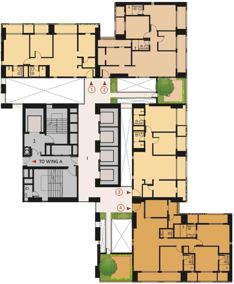 Floor Plan of Lodha Dioro in Wadala East, Mumbai - Image 79075