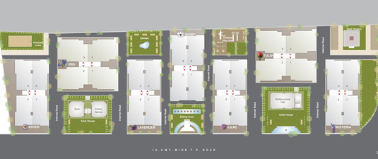 Master Plan of Satva Aroma in Manjalpur, Vadodara - Image 79213