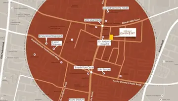 Location of Vedant Eminent - Image 79187