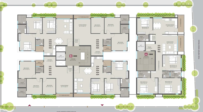 Master Plan of Vedant Eminent in Akota, Vadodara - Image 79189
