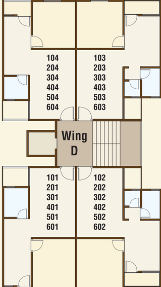Floor Plan of Vedant Vallabh Residency in Vadsar Road, Vadodara - Image 79172