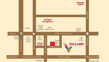 Location of Vedant Vallabh Residency - Image 79171