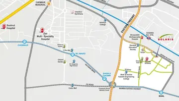 Location of BM Satyam Solaris - Image 79269