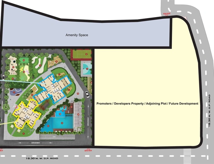 Master Plan of Rajesh White City in Kandivali East, Mumbai - Image 81055